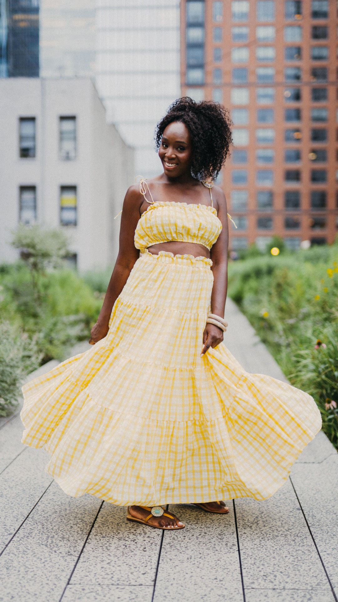 Gingham in the Garden Set – La Penderie NYC Gingham in the Garden Set – La Penderie NYC